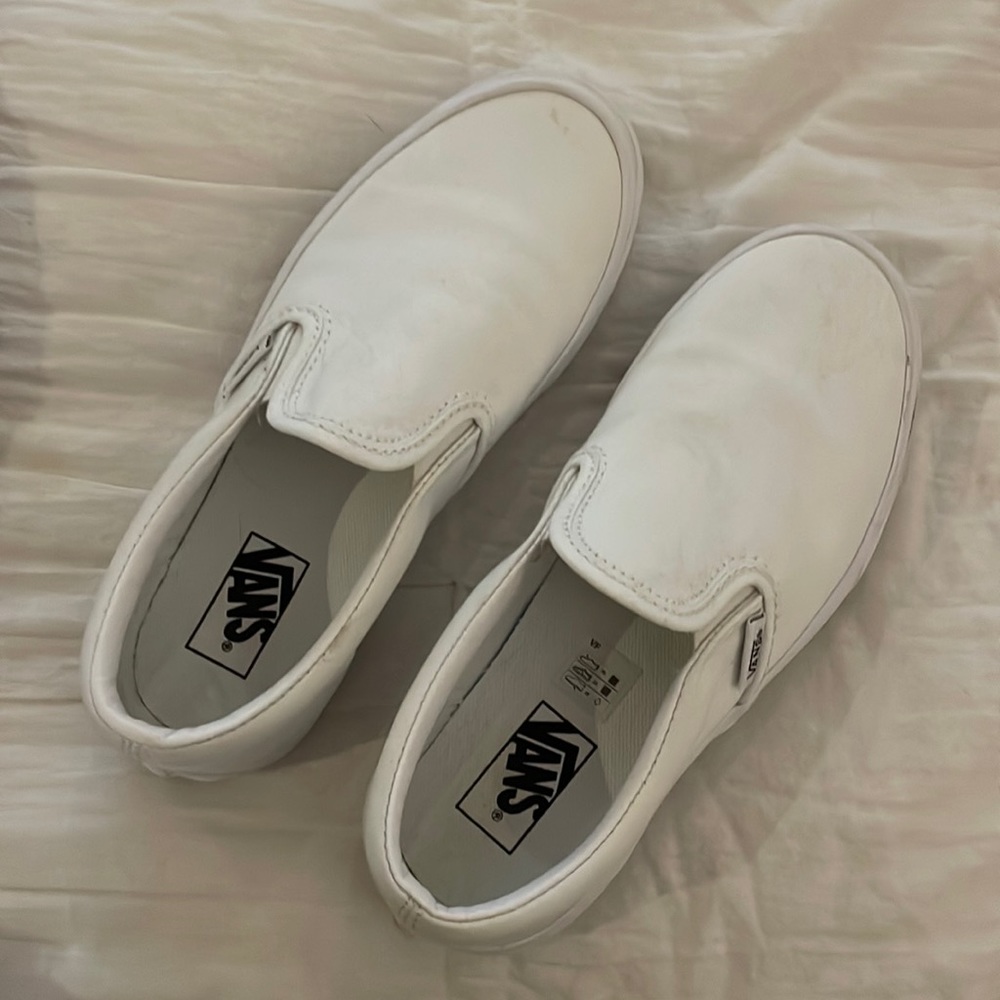 Kids Classic White Vans